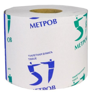 Туалетная бумага  57 метров (со втулкой) (24 шт.)