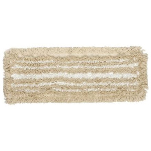 Насадка МОП плоская 4014 см. микрофибра, уши+карман, белый, петлевой (1 шт.) 1