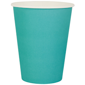 Стакан ГН 350 мл (d-90 мм) бумажный БИРЮЗОВЫЙ (501000 шт.) ЛигаПак