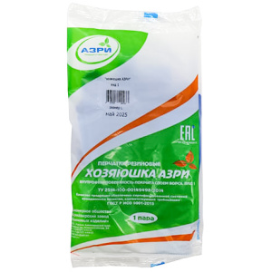 Перчатки резиновые Хозяюшка АЗРИ L (1 пара) (1120 шт.) Россия Перчатки резиновые Хозяюшка АЗРИ L (1 пара) (1120 шт.) Россия