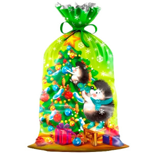 Пакет подарочный 25х40 Елки-иголки (1002000 шт.) Интерпак 1