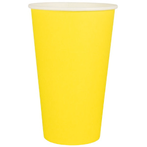 Стакан ГН 400 мл (d-90 мм) бумажный Желтый (501000 шт.) ЛигаПак