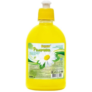 Мыло жидкое 0,5 л Бархат Ромашка Антибактериальное, пуш-пул (115 шт.) БМ 312