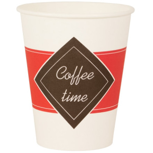 Стакан ГН 165 мл (d-70 мм) бумажный Coffee time (502000 шт.) ЛигаПак