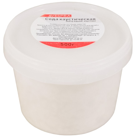 Сода каустическая 0,5 кг (1 шт.)