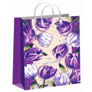 Пакет мягкий пластик 30х40 (150мкм) Фиолетто лам. (1040 шт.) Интерпак