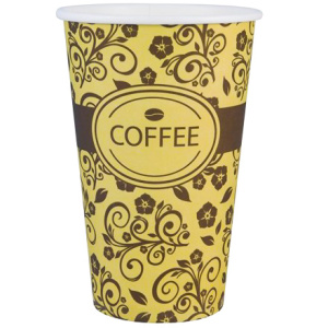 Стакан ГН 400 мл (d-90 мм) бумажный Узор (501000 шт.) GoodCup