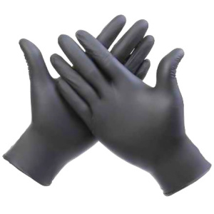 Перчатки виниловые неопудренные ЧЕРНЫЕ L (100 шт.) (110 шт.)