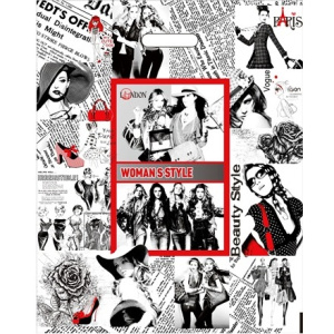 Пакет с прорубной ручкой ПВД 40х50 (80 мкм) Индустрия моды (50500 шт.) Интерпак