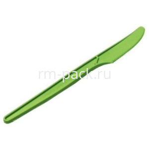 Нож (кукурузный крахмал) 165мм Зеленый (501000 шт.) XYFD-01G