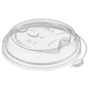 Крышка для стакана (d-90 мм) со СЪЕМНЫМ питейником прозрачная (501000 шт.) 3001
