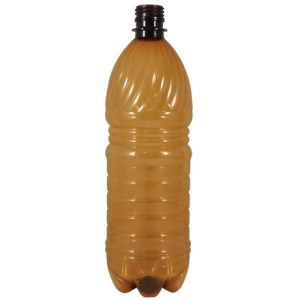 Бутылка  ПЭТ 1,0 л (коричневая) (100 шт.) Ниагара