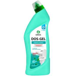 Средство чистящее дезинфицирующее 0,75 л "DOS-GEL" "GRASS" Мятная сила (1/12 шт.) 125679