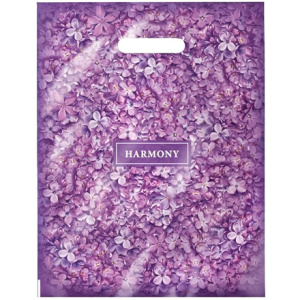 Пакет с прорубной ручкой ПВД 31х40 (60 мкм) Гармония (50500 шт.) Интерпак