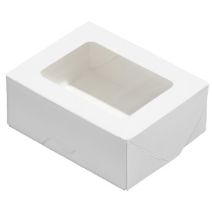 Упаковка на вынос с окном  300 TABOX PRO БЕЛЫЙ 100х80х35 (25400 шт.) OSQ