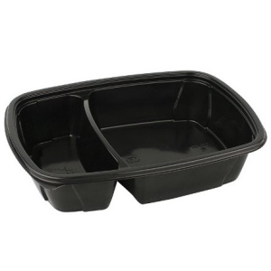 Дно контейнера К-230х170х50-2 (PP) черное 950 мл СтиролПласт (50300 шт.)