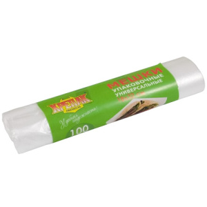 Пакет фасовочный ПНД 18х32 (100) рулон Крепак (150 упак.)