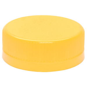 Крышка для бутылки ПЭТ d-3,8 см НЕФАСОВАННАЯ (МОЛОЧНАЯ) Желтая (3600 шт.)