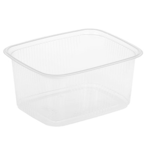 Дно контейнера 250 г прямоугольный (108х82х48) Алькор (1000 шт.)