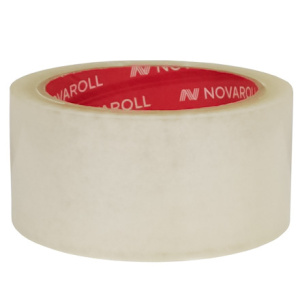 Лента клейкая (40 мкм) 48 мм х  66 м прозрачная NOVAROLL арт.0120-334Х (636 шт.)