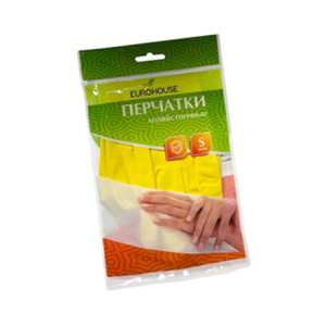 Перчатки-резиновые-S-(1-пара)-с-хлопковым-напылением--Eurohouse--(1-12-240-шт.)-ЧестныйЗнак