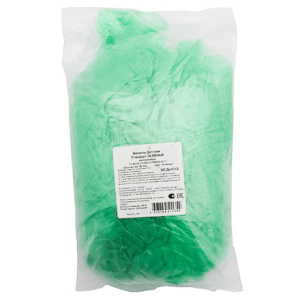 Бахилы детские 30 см х 12 см Стандарт &quot;EleGreen&quot; зеленые по 100 шт. (1/80 шт.) ГПЭЛ-ДетСтЗ АКЦИЯ