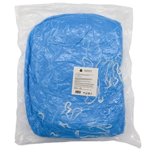 Шапочка Балаклава одноразовая голубая в ПНД (100 шт) (110 упак.) 1