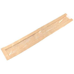 Пакет бумажный с окном 550х90(35)+40 КРАФТ (1003000 шт.)