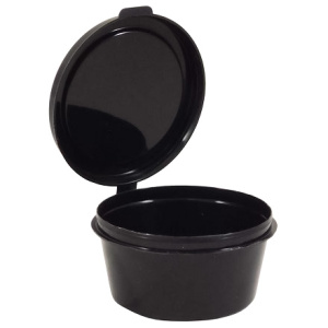 Соусник 80 мл с крышкой box4food (80960 шт.) 1254 ЧЕРНЫЙ