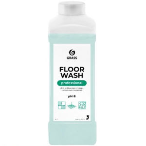 Средство моющее для полов 1,0 л "Floor wash" нейтральн. "GRASS Professional" (1/12 шт.) 250110 АКЦИЯ