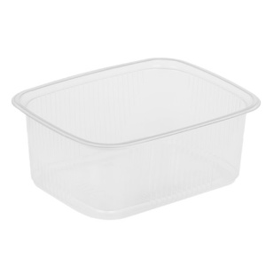 Дно контейнера 200 г прямоугольный (108х82х39) Алькор (1000 шт.)