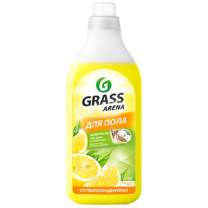 Средство моющее для полов 1,0 л Arena Аромат Лимона GRASS (18 шт.) 125904 Средство моющее для полов 1,0 л Arena Аромат Лимона GRASS (18 шт.) 125904