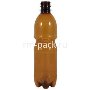 Бутылка  ПЭТ 0,5 л (коричневая) (100 шт.) Ниагара
