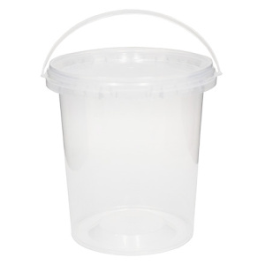 Ведро с крышкой и ручкой 0,85 л (неокр) ВЗЛП (150 шт.) 1610КП