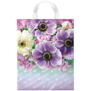 Пакет с петлевой ручкой ПВД 28х35 (55 мкм) Анемона (25500 шт.) Интерпак