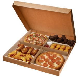 Разделитель в коробку для пиццы (универсальный) 400х40 (250+250 шт.) (500 КОМПЛЕКТОВ)