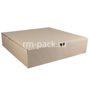 Коробка для пиццы 260х260х60 серая МИКРО (50 шт.) Т11