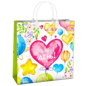 Пакет мягкий пластик 30х30 (150 мкм) Яркий лам. (1040 шт.) Интерпак