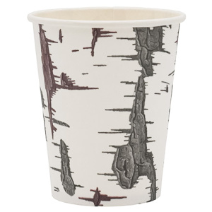 Стакан ГН 250 мл (d-80 мм) бумажный Берёза (501000 шт.) ЛигаПак