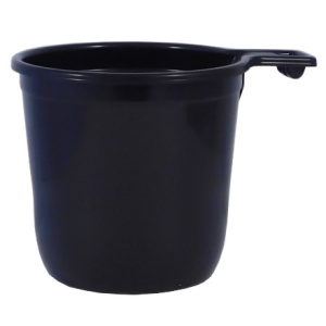 Чашка 200 мл кофейная черная ИнтроПластик (501250 шт.)