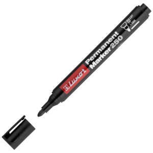 Маркер перманентный Luxor 250 ЧЕРНЫЙ 3 мм (112 шт.) 1