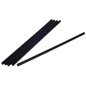 Трубочки дкоктейля 8х240 мм без изгиба черные (250 шт.) (123 упак.)