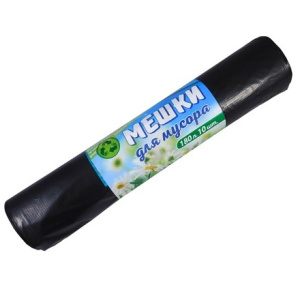 Мешок дмусора ПВД 180 л. (10 шт.) рулон Наша Планета (120 шт.)