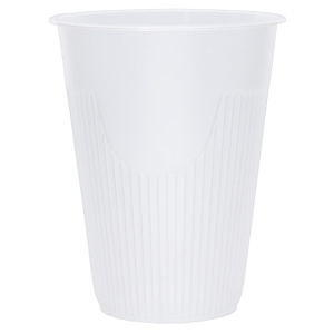 Стакан 350 мл с полукруглой вырубкой (d-90 мм) ВЗЛП прозрачный (10200 шт.) 1034п