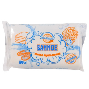 Мыло туалетное 100 г Банное Мылоленд пп (190 шт.)