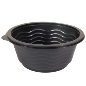 Тарелка суповая D145, 500 мл ПП черная SP-500 (150600 шт.) Южуралпак