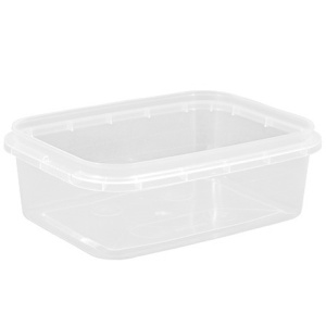 Контейнер прямоугольный  280 мл упорное кольцо+конт.замок (91х120х42) Перинт (500 шт.) бк