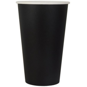Стакан ГН 400 мл (d-90 мм) бумажный ЧЕРНЫЙ ViRiDo (50800 шт.)