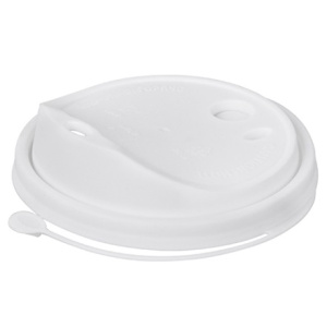 Крышка для стакана (d-90 мм) тип К с питейником белая ВЗЛП (501000 шт.) 3019б 1