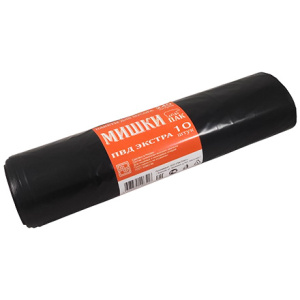 Мешок дмусора ПВД 240 л (10 шт.) рулон Мишки (110 шт.)